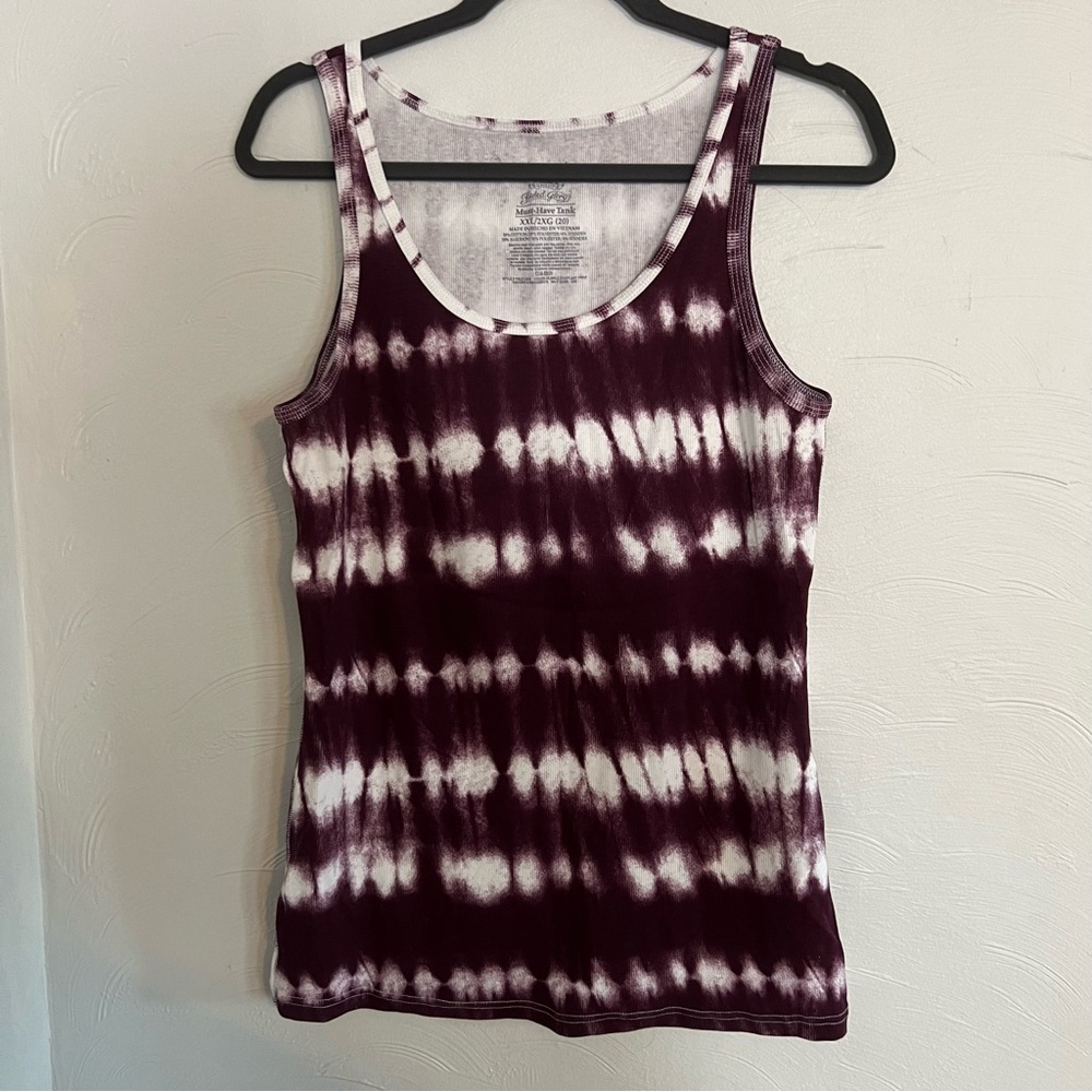 Tie-Dye Pattern Tank Top